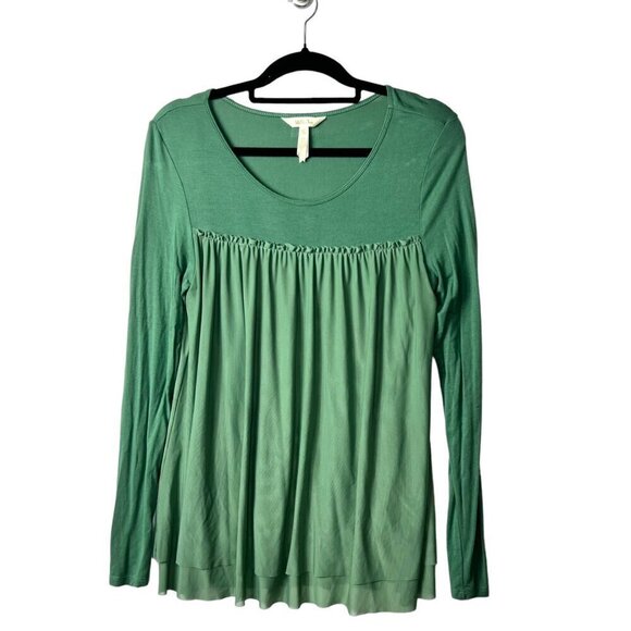 Matilda Jane long sleeve green top women’s XS oversized - Picture 1 of 7